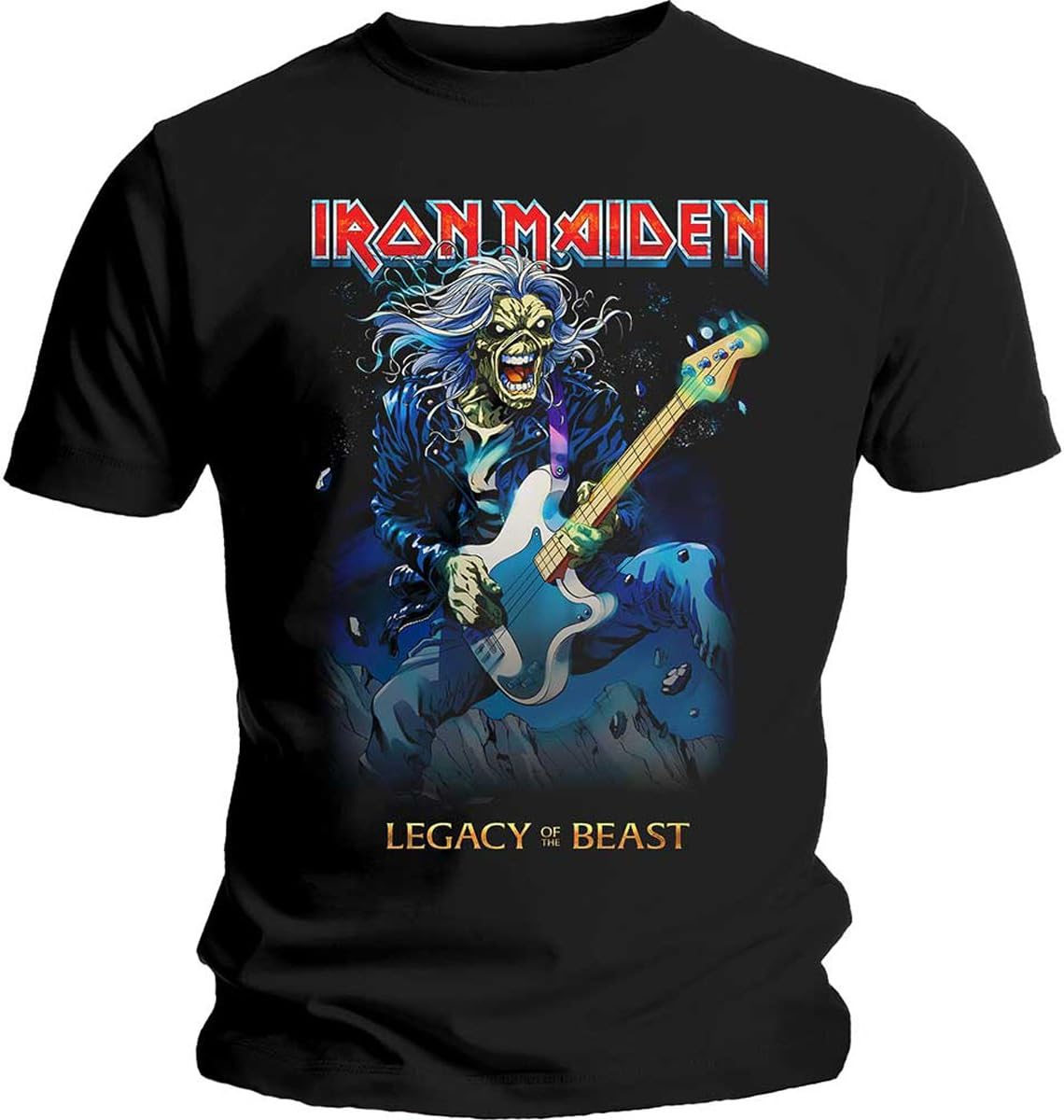 Iron Maiden Eddie Legacy of The Beast Tour Official Tee T-Shirt Mens Unisex