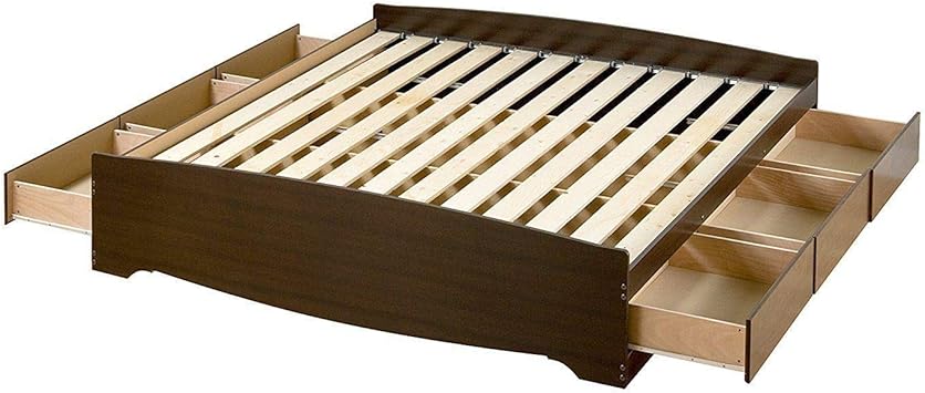 Amazon Com Rabinyod Bulan King Size 6 Drawers Platform Bed