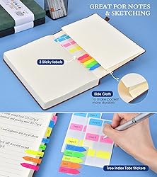 PERCUN A4 Lined Journal Notebook，365 Page Large