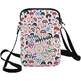 G2TUP Korean Group Crossbody Bag Singer Characters Fans Gift Korean Army Merbers Shoulder Bag Korean Music Merch (Jungk CB)