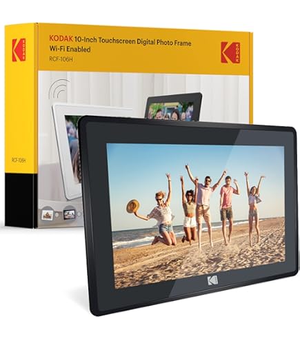 KODAK デジタルフォトフレーム 10.1インチ RWF-109 32GB Amazon.com : KODAK RWF-109 WiFi Digital Photo Frame, 10.1