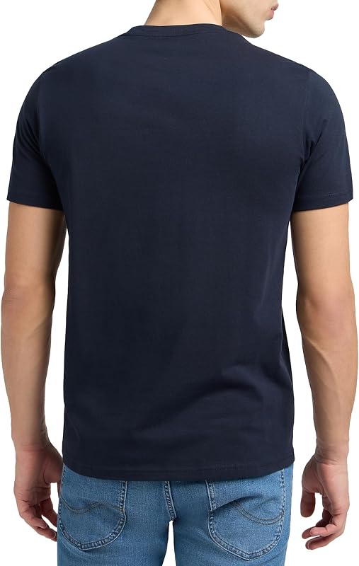 - T Shirt Herren - Regular Fit - Wobbly Logo Tee - Navy Drop