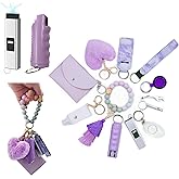 BATUMEYE Gift Set for Woman with Card Holder, Wristlet Lanyard,Pom Pom Ball,Travel Bottle Holder