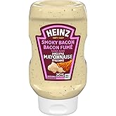 Heinz Smoky Bacon Flavour Mayonnaise Style Sauce, 340 mL Bottle