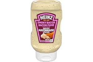 Heinz Smoky Bacon Flavour Mayonnaise Style Sauce, 340 mL Bottle