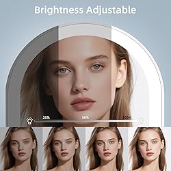 FUNTOUCH Rechargeable Travel Makeup Mirror with