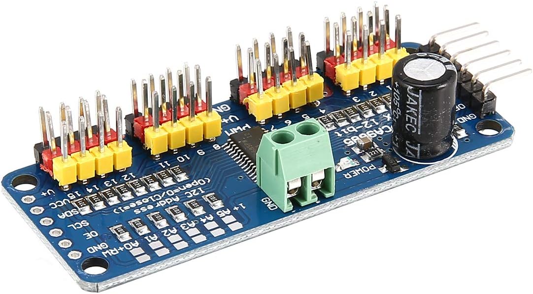PCA9685 12 bit 16 Channel PWM Servo Motor Driver I2C Module for Arduino Robot Interface Raspberry PI Shield LED Indicator