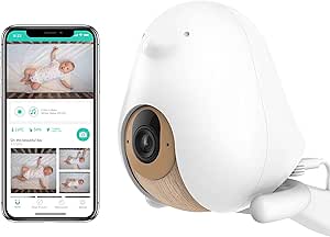 Cubo Ai Plus Smart Baby Monitor and 3-Stand Set | 1080p HD Night Vision Camera with A.I. Baby Safety Alerts, Sleep Analytics and Two-Way Audio | iOS, Android and Smart Home Compatible