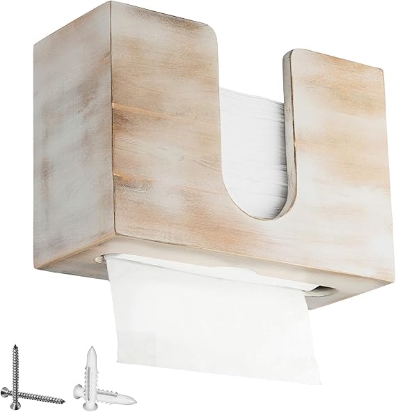 Wooden Paper Towel Dispenser Perfect Design for Wall