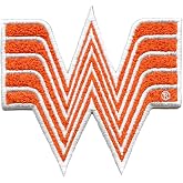 for Whataburger Single Letter Logo Patch Texas Fast Food Chenille Iron On