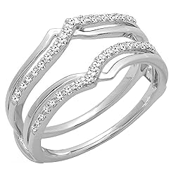 Dazzlingrock Collection 0.25 Carat Round White