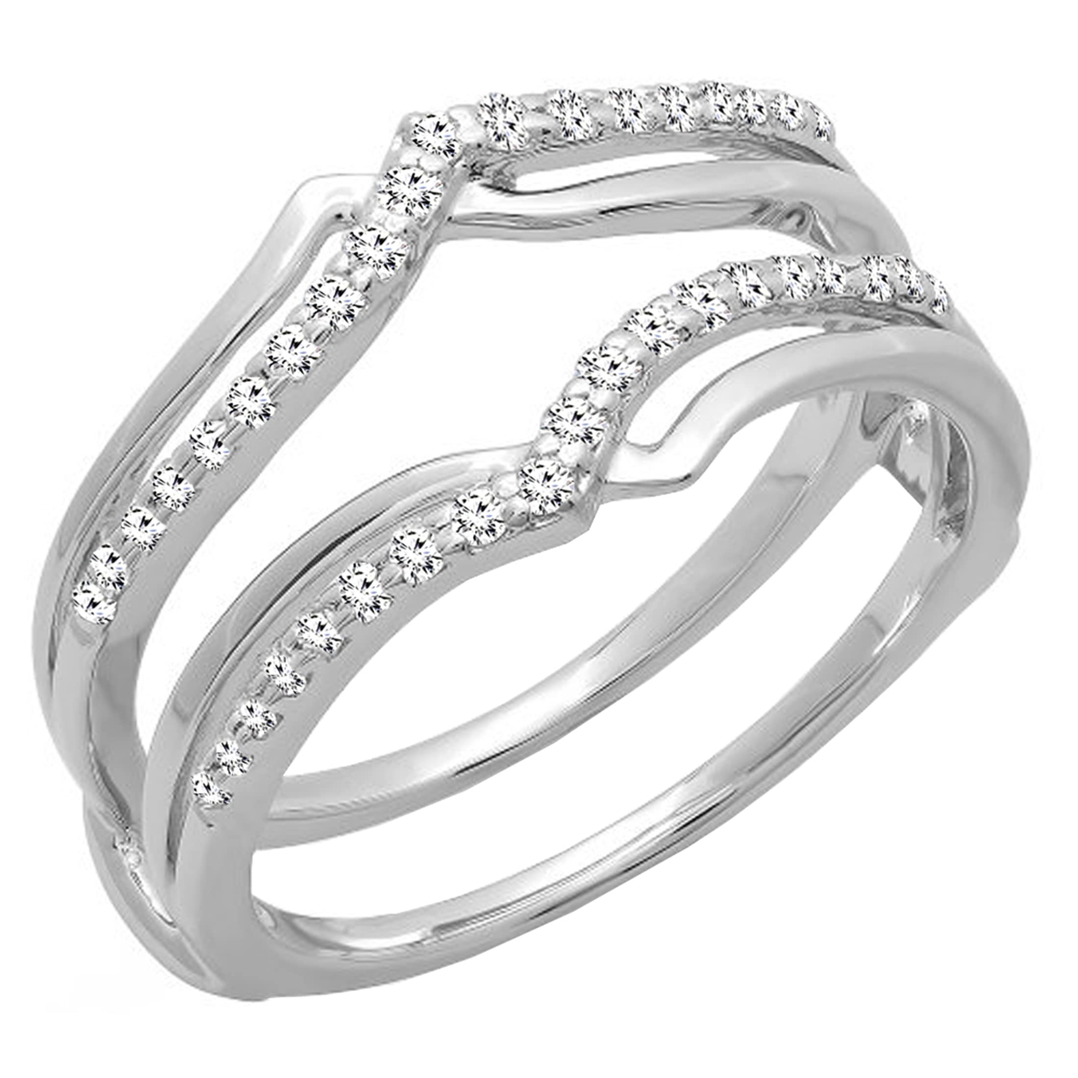 Dazzlingrock Collection 0.25 Carat Round White