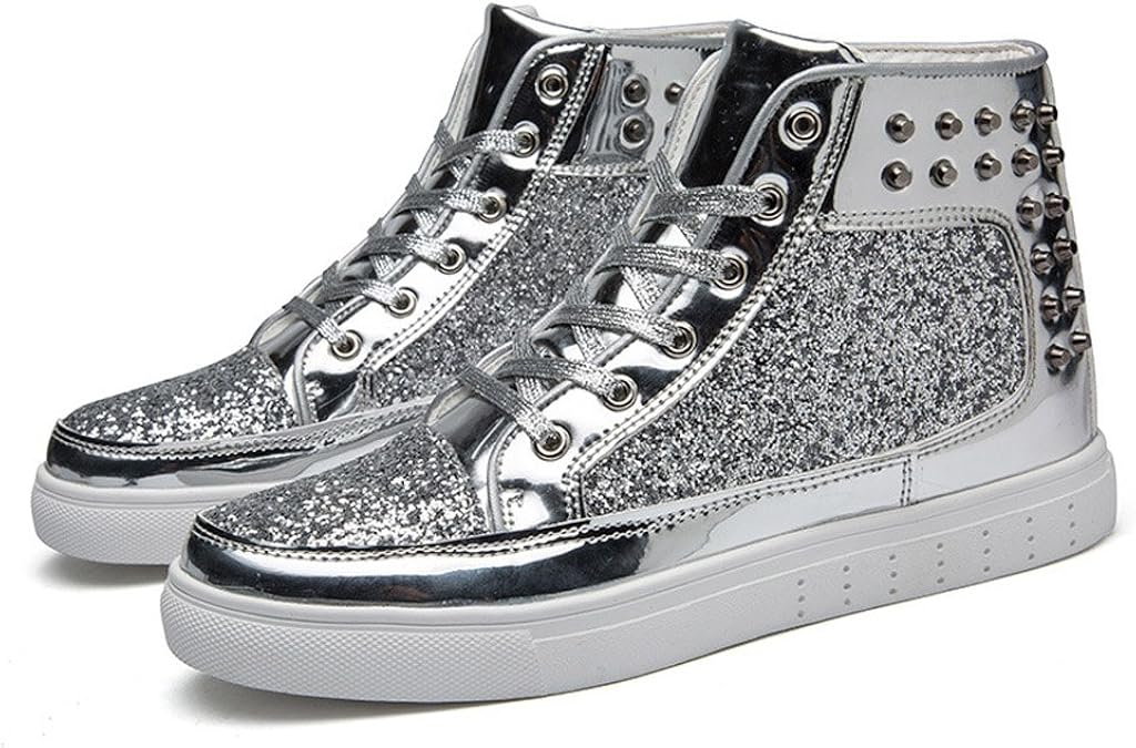 Basket paillette noir homme Clearance