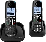 Amplicomms BigTel 1502 Cordless Big Button Phone with Extra Handset view 1