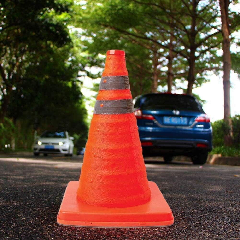 PopUp Safety Traffic Cone 18in. Portable, Collapsible Safety Cone