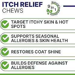 PAWSENTIAL Allergy Relief Dog Chews - Itchy Skin