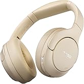 TOZO HT2 Hybrid Active Noise Cancelling Headphones, Wireless Over Ear Bluetooth Headset, 60H Playtime, Hi-Res Audio Custom EQ via App Deep Bass Comfort Fit Ear Cups, for Home Office Travel