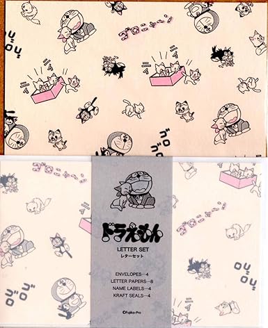 Amazon Co Jp ドラえもん レターセット Meow ニャー 藤子 F 不二雄ミュージアム限定 ホビー 通販