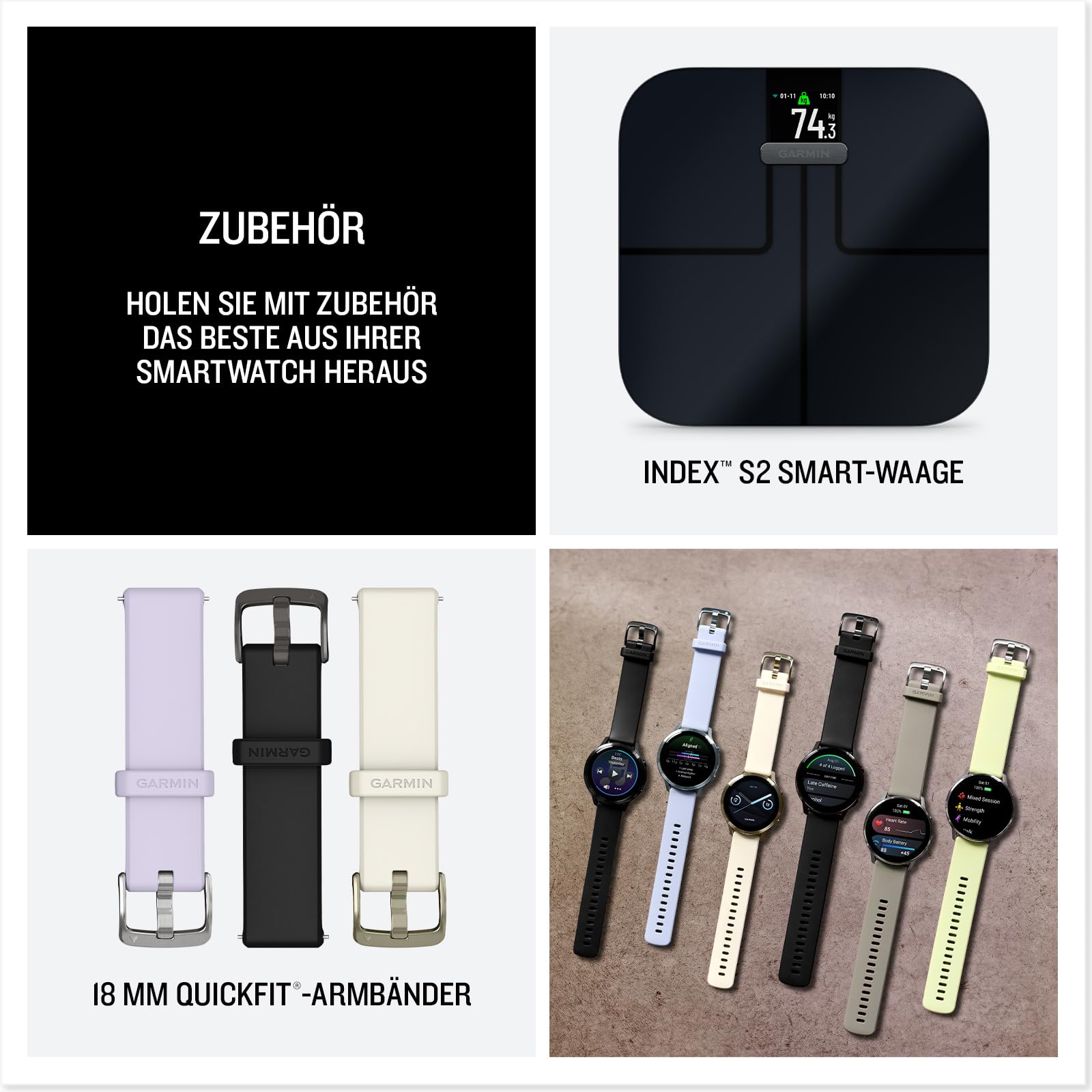 Garmin Venu 4 41mm - Fitness-Smartwatch, 1,2" AMOLED Touchdisplay, bis zu 10 Tage Akkulaufzeit, 80+ Sport-Apps, EKG, Health Status, Fitness Coach, Rollstuhlfunktionen, Telefonie, Taschenlampe 6