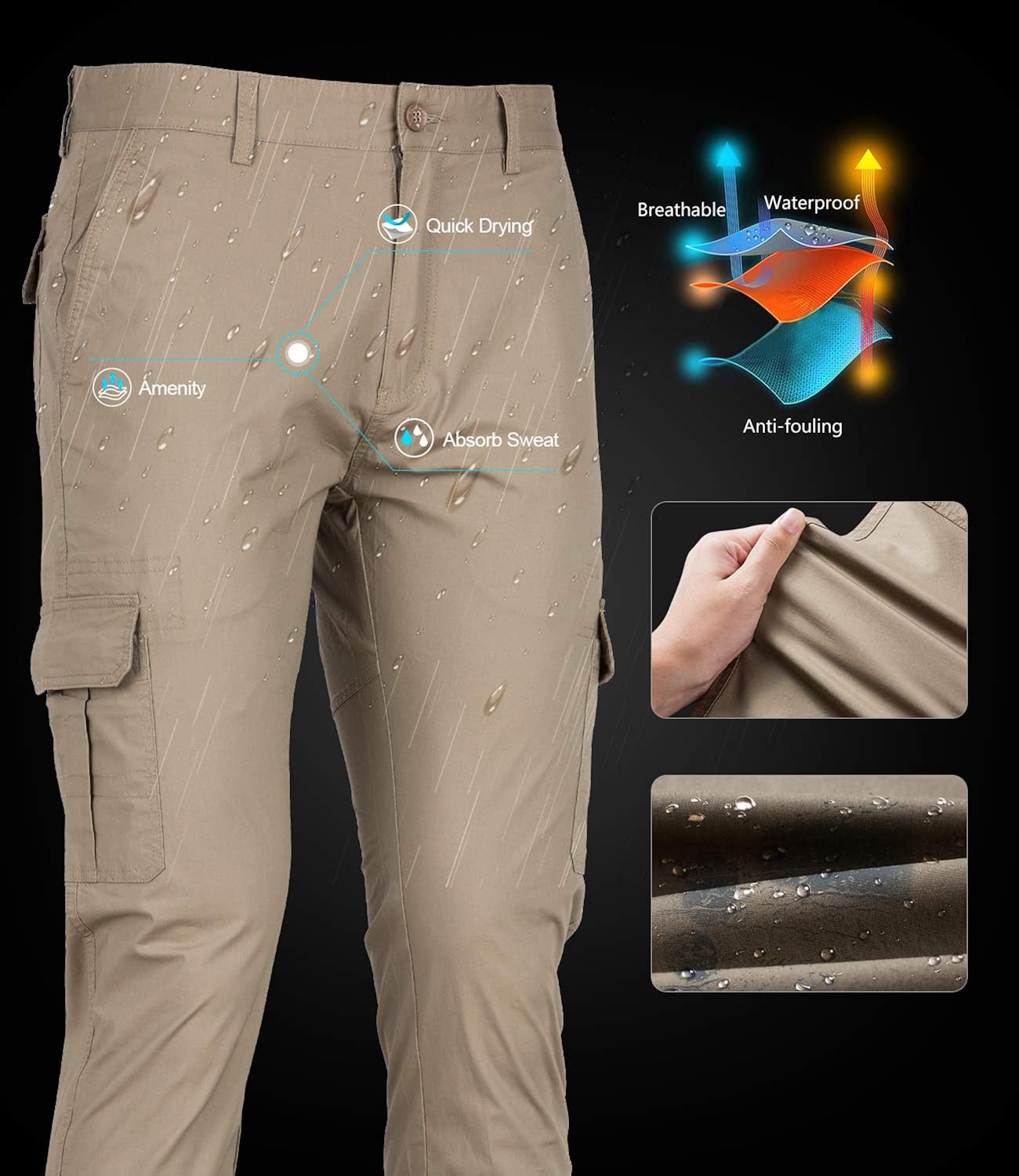 breathable work jeans