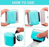 YAAVAAW Privacy ID Address Blocker Stamp Red 1.35in Roller view 5