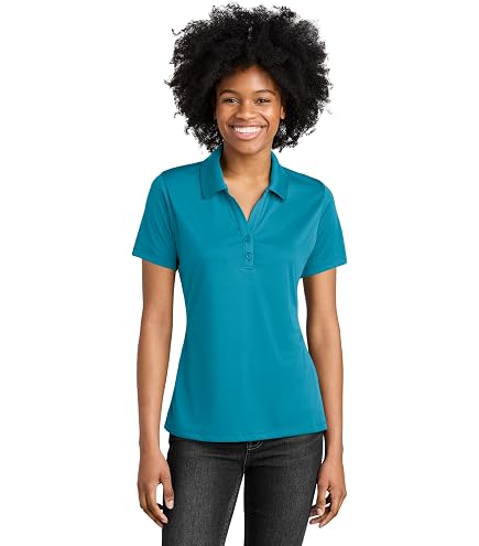Amazon.com: SPORT-TEK Women's Club Colorblock Polo | Moisture