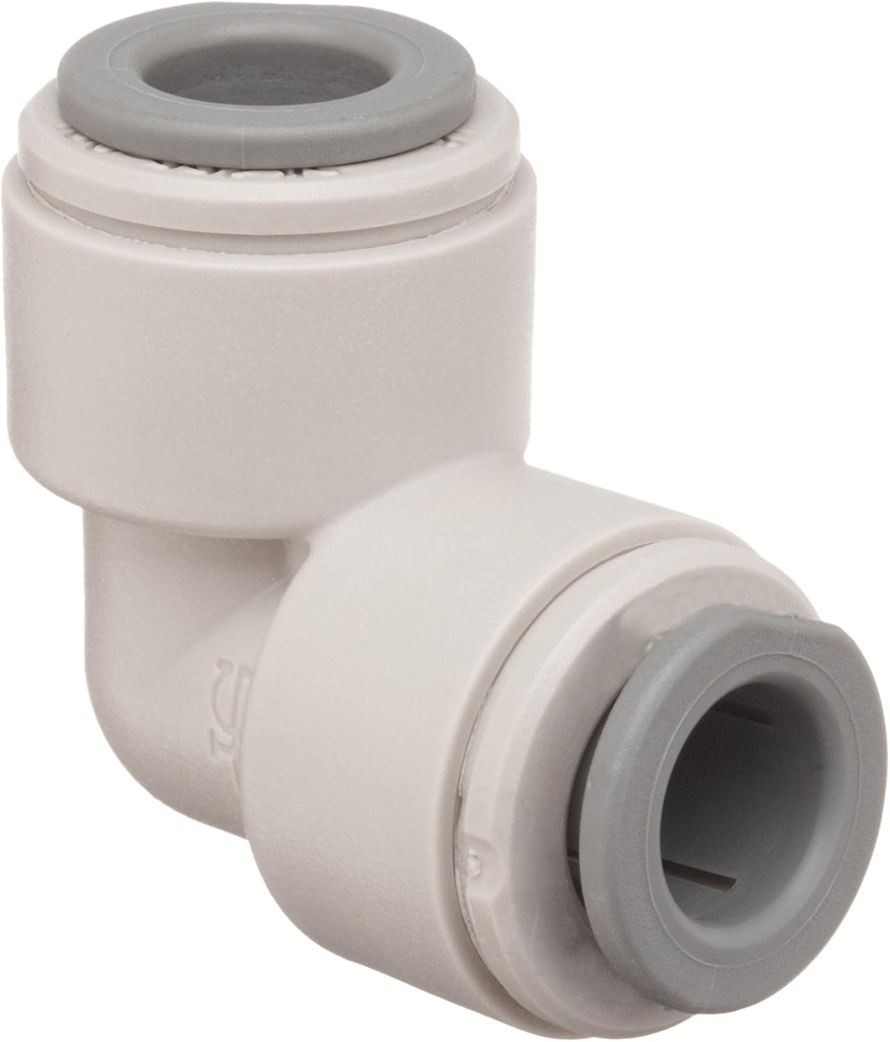 John Guest Equal Elbow 5/16 inch Tube OD x 5/16 inch Tube OD (one Supplied), Gray, 5/16" Tube OD