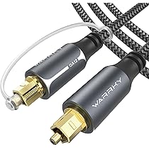 たんぽぽ❁ Amazon.com: Warrky Optical Audio Cable, 10ft / 3m Optical
