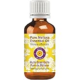 dève herbes Melissa Essential Oil (Melissa officinalis) Pure | Non-Sticky | Non-Greasy | Lightweight | Men & Women | All Skin Types | Steam Distilled 10ml (0.33 oz)
