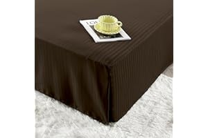 HENGWEITEXT Queen Size Bed Skirt Split Corners,Pleated Bed Skirt with Split Corners,Queen Size Ruffle Bed Skirt Split Corners,Easy Fit,Fade Resistant,Wrinkle Free,Tailored Drop
