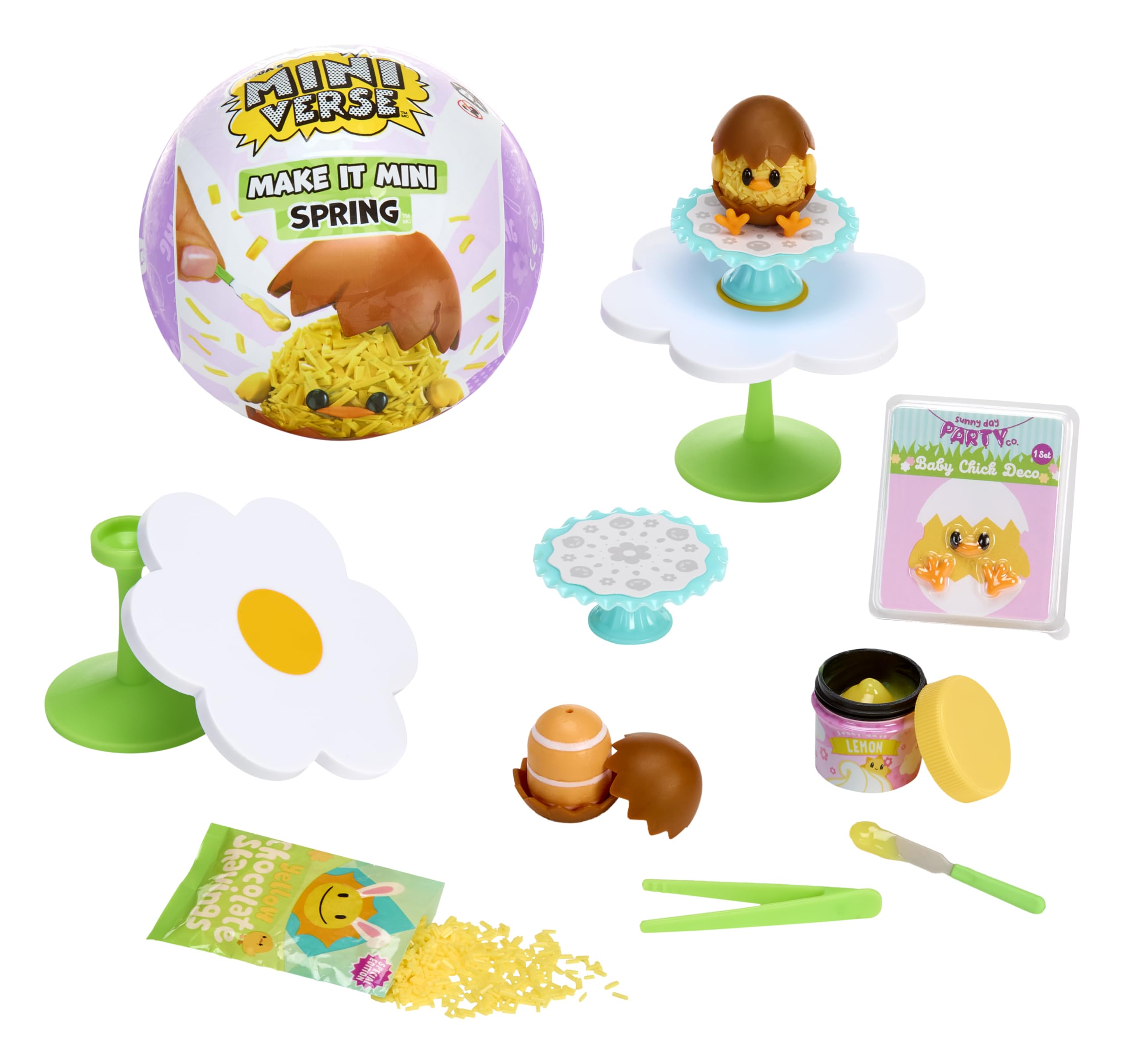 MGA's Miniverse Make It Mini Make It Mini Spring, Seasonal, Easter, Blind Pack, DIY, Crafts, Resin, Replica Food, Not Edible, Collectors, 8+