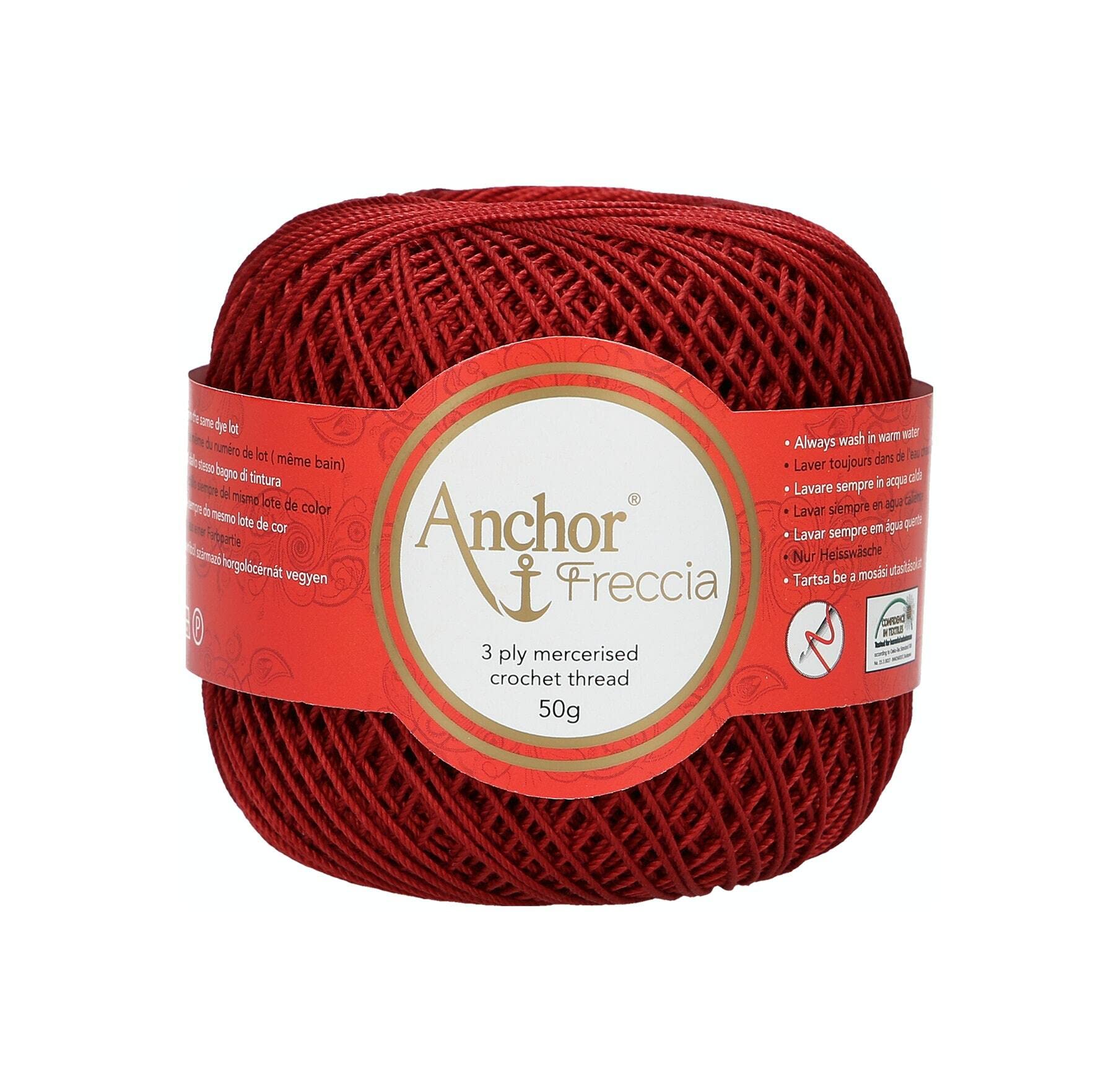 ANCHOR Freccia, Thickness: 6, Packaging: 50G, Running Length: 175M 1015 Crochet Threads — image 1