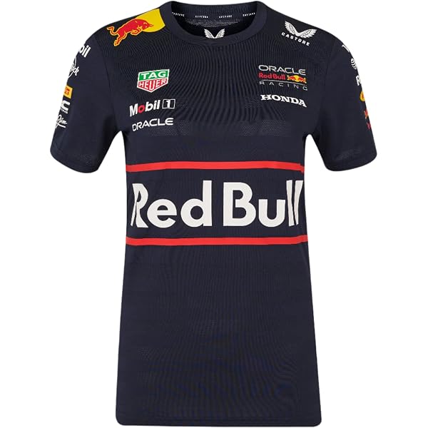 Maglietta Alfa Romeo Racing F1 2023 Donna - Licenza Ufficiale, Design Nero E Rosso, Cotone Morbido