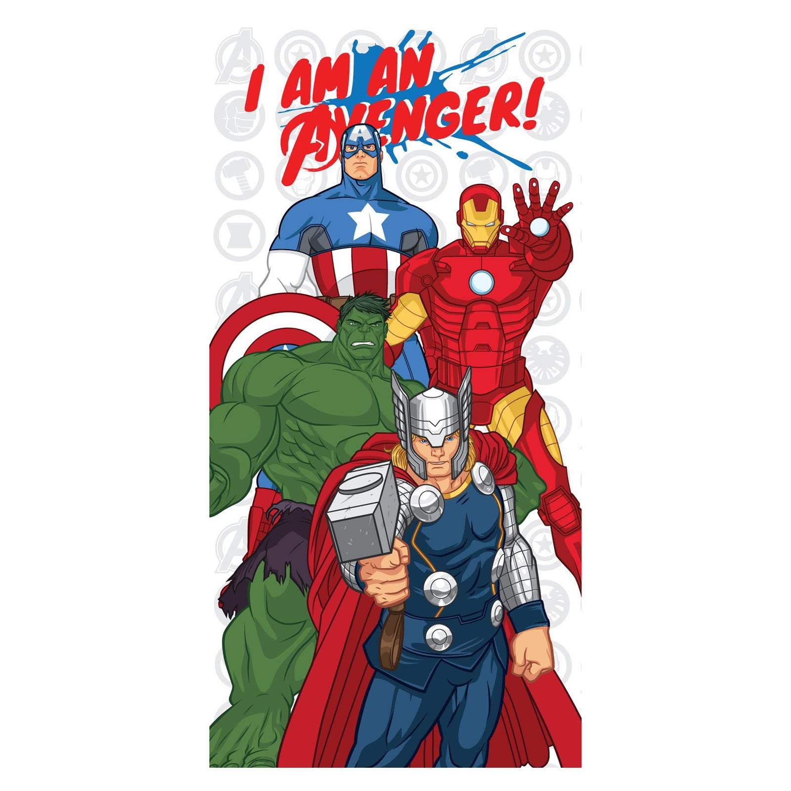 Jerry Fabrics Avengers Bath Towel Beach Towel 70 x 140 cm Multi-Coloured