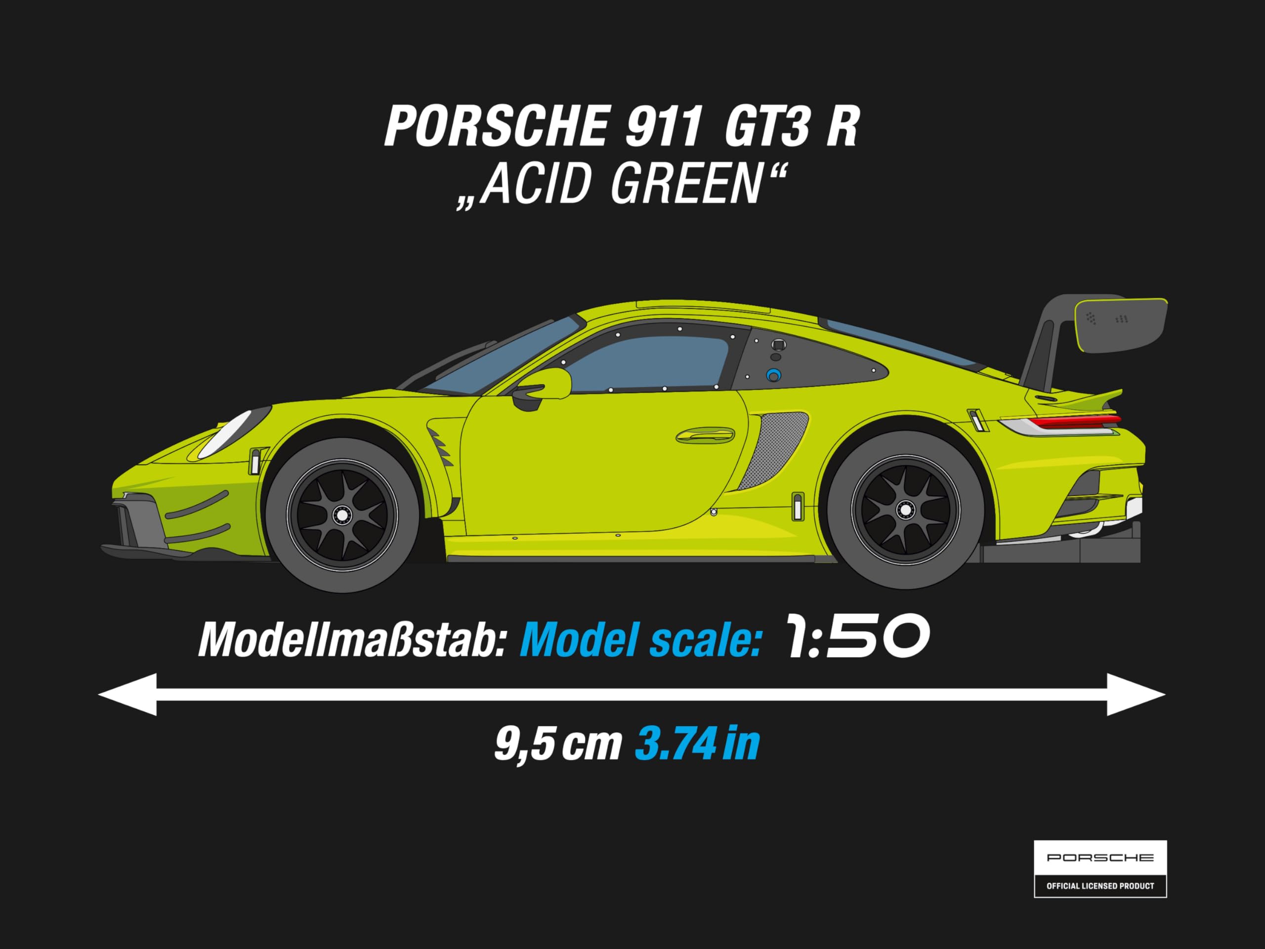 Carrera HYBRID Speedway to Hell I Rennspaß der neuen Generation - Legendäre Rennboliden Porsche 911 GT3 R im Maßstab 1:50 - Hybrid Technologie mit KI-Unterstützung - Steuerung per Smartphone-App 9