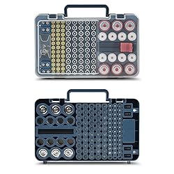 Battery Organizer Storage Case with Tester