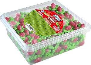Vidal - Fresas Rellenas, Caramelo de Goma, Fresa, 125 Unidades