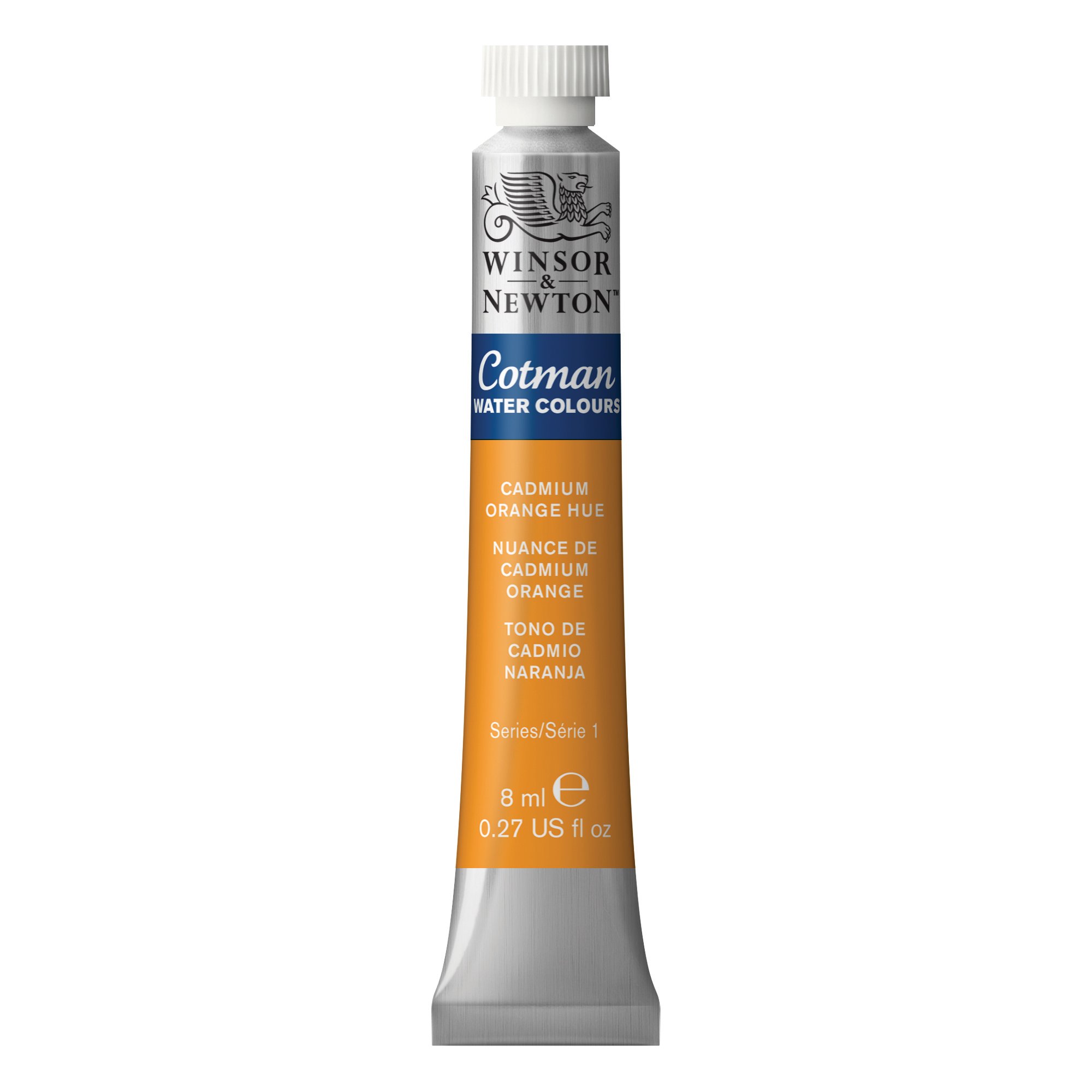 Winsor & Newton Cotman 8ml Water Colour Tube - Cadmium Orange Hue