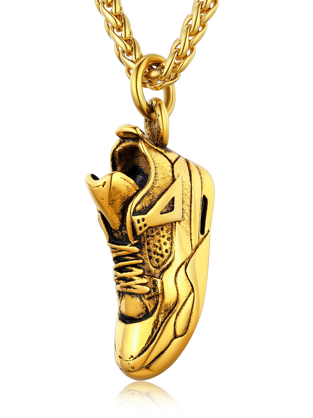 U7 Boys Necklace For Men Boyfriend Gifts Mens Necklaces Jewellery Gold Pendant Chain