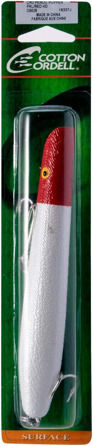 Cotton Cordell Pencil Popper Topwater Fishing Lure : Sports & Outdoors
