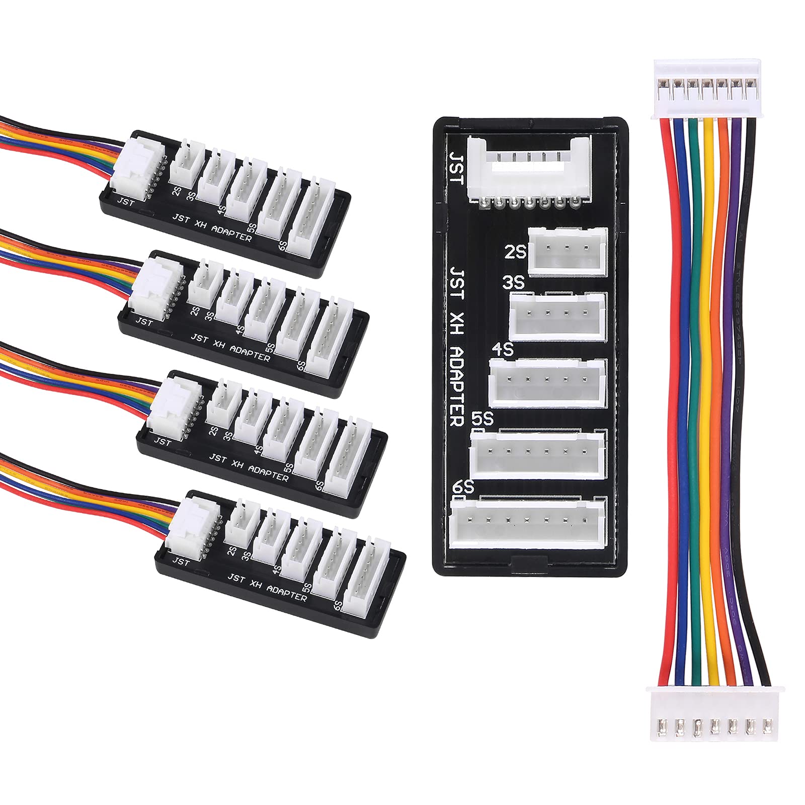 ALMOCN 5 Pack JST-XH 2-6S Lipo Battery Charger Balance Board JST XH Extend Expansion Board Adapter Converter