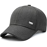 Men's Blank Plain Structured Baseball Cap Vintage Trucker Hat Retro Low Profile Golf Dad Hats for Men