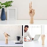 Shoze Wooden Hand 10" Articulated Hand Manikin for Arts Drawing Display view 3
