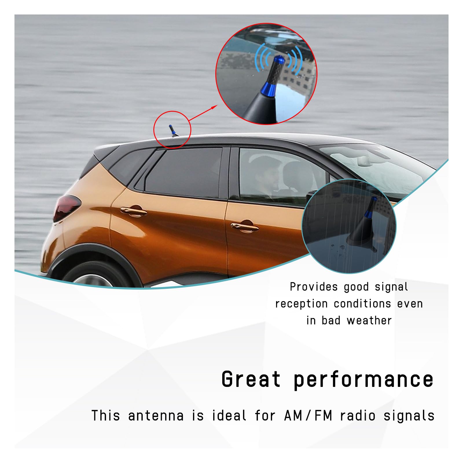 Mua Car Short Antenna, 1.37