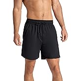 Gaiam Mens Everyday Basic 7” Short 2.0, Relaxed Fit, Stretch Midweight Material