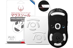 HOTLINEGAMES 3.0 Plus Rounded Curved Edges Mouse Feet Skates Compatible with Logitech G Pro 2 Lightspeed Wireless/G Pro Wireless Gaming Mouse feet Replacement, Smooth Glide, Pure PTFE Mice Upgrade