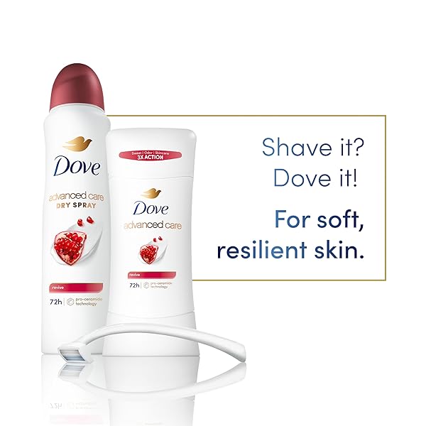DOVE ADVANCED CARE ANTIPERSPIRANT DEODORANT FOR WOMEN TWIN PACK REVIVE 72 HOUR SWEAT AND ODOR PROTECTION 2.6 OZ
