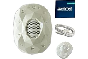 Zenimal Teen and Adult Meditation Audio Player - Patented Screen-Free Mindfulness Device with 9 Audio Meditations and 60 Minutes of Soothing Sounds and Music, Jade Sandstone