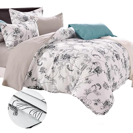 Amazon Hotbest 布団カバー セミダブル4点セットおしゃれ 花柄
