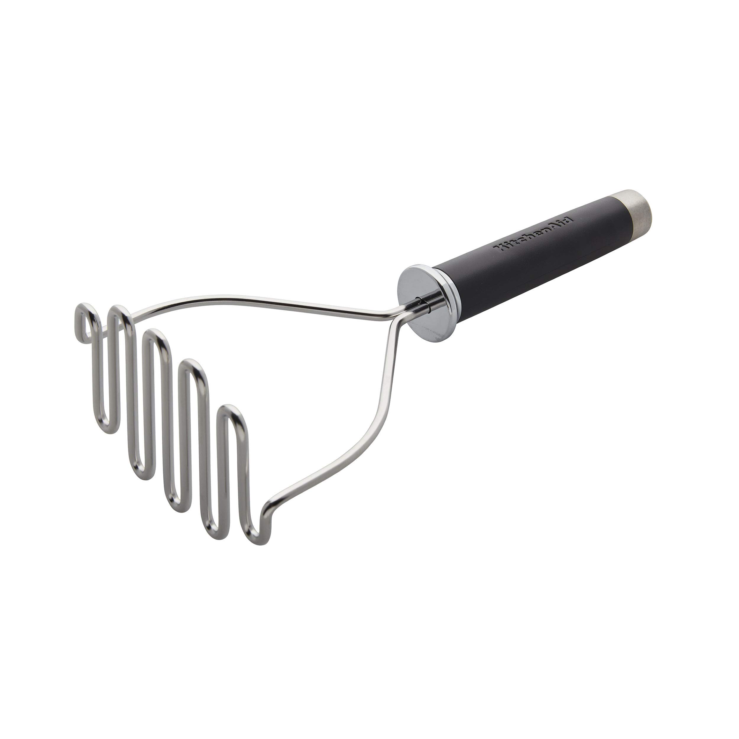 Photo 1 of KitchenAid Gourmet Stainless Steel Wire Masher, 10.24-Inch, Black